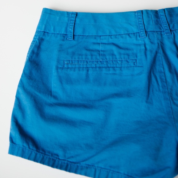 J Crew Chino Broken-In Blue Shorts Size 4 - Picture 7 of 11